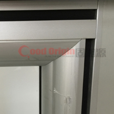 固湘源LK83弧框單玻隔墻樣品細節(jié)