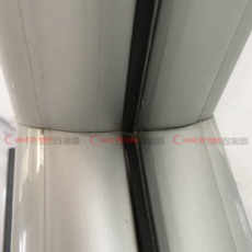 固湘源LK83弧框單玻隔墻樣品細節(jié)